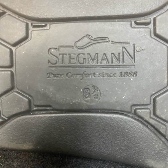 Stegmann Women’s Woolfelt Clogs Marone Poly Flex Sole Size 8.5 Black - Picture 7 of 7